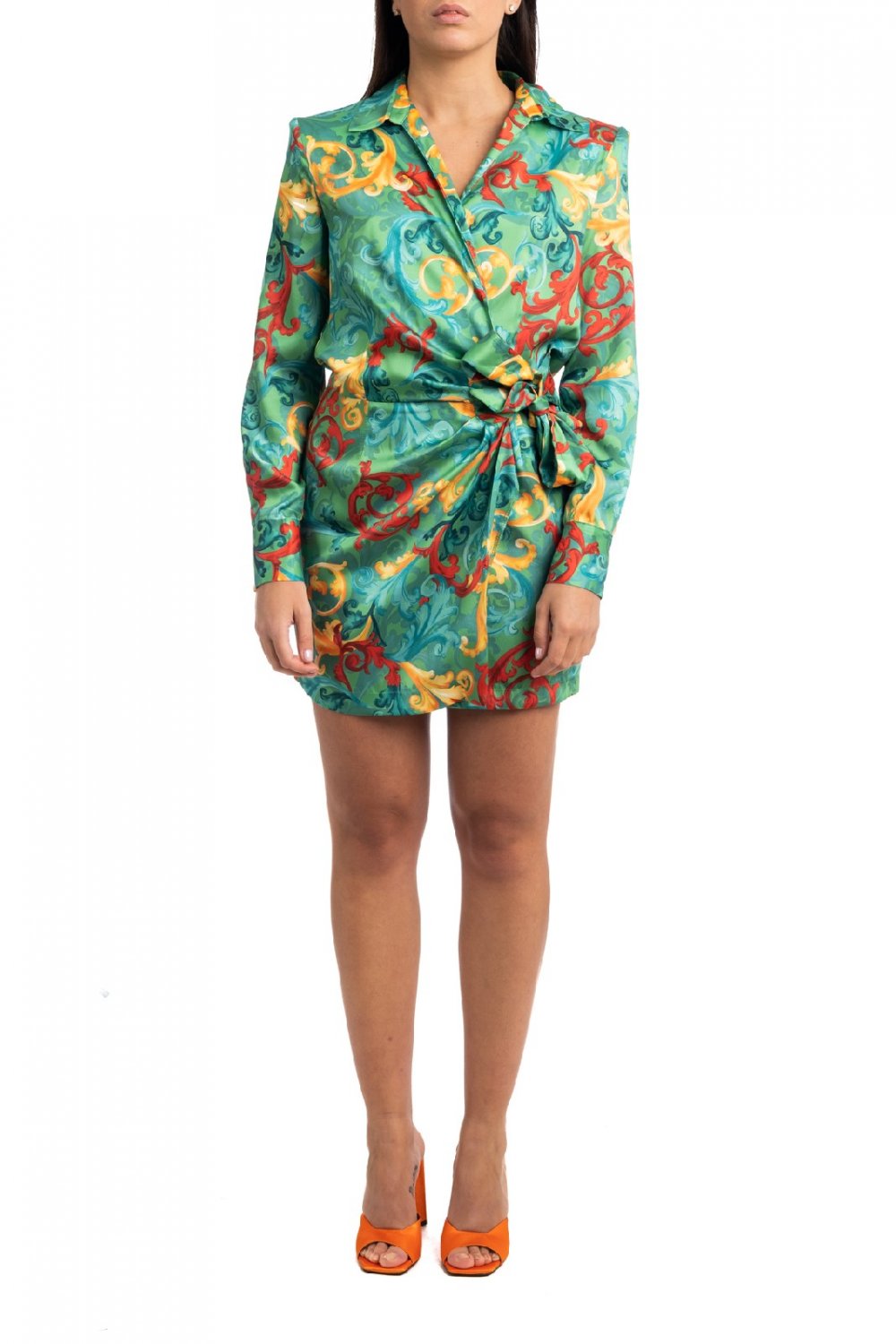 ABITO FANTASIA VERDE/GIALLO DONNA IMPERIAL AB9KDON - Choose Fashion Store
