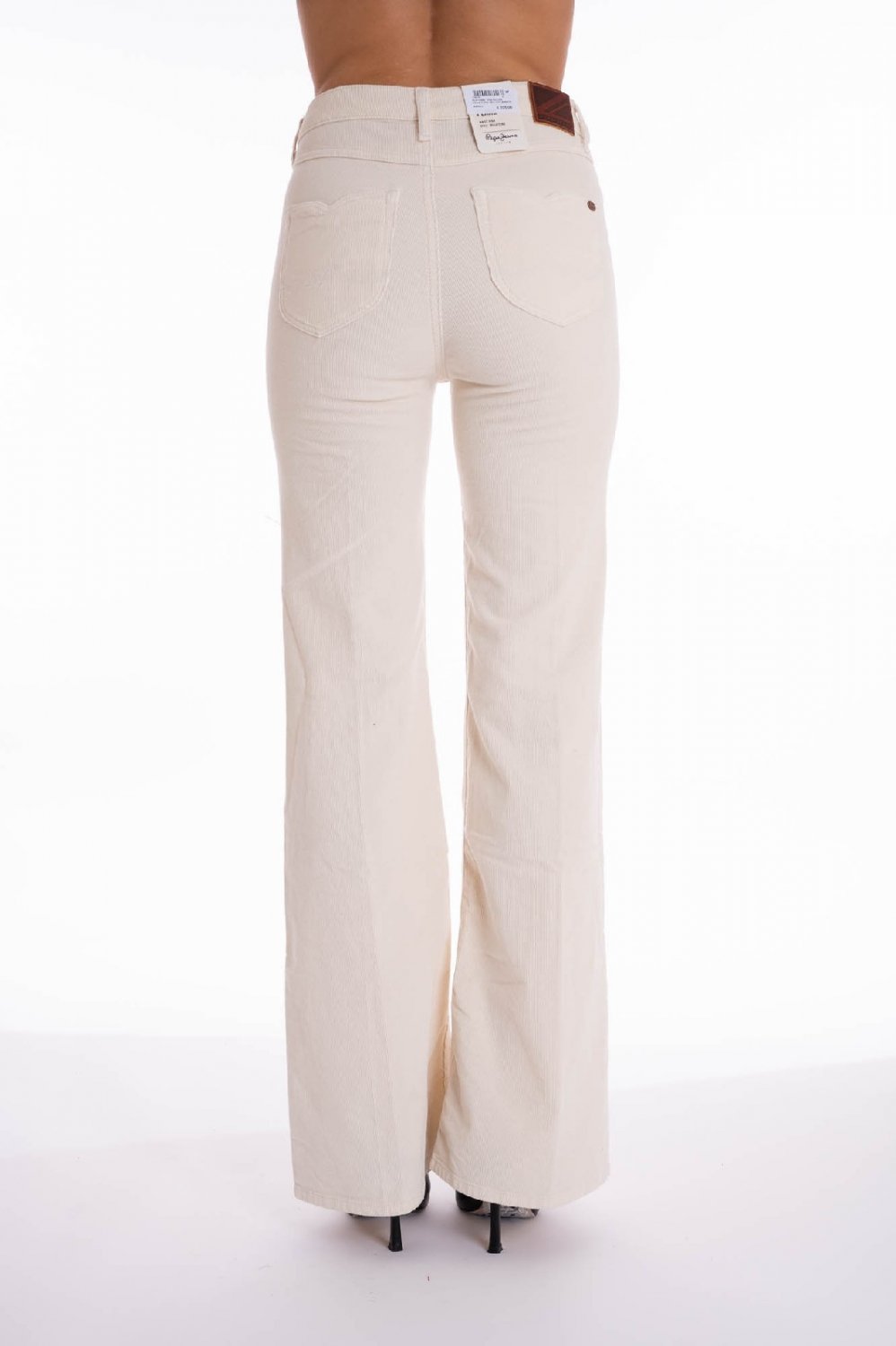 PANTALONE VELLUTO BIANCO DONNA PEPE JEANS PL2115852 - Choose Fashion Store