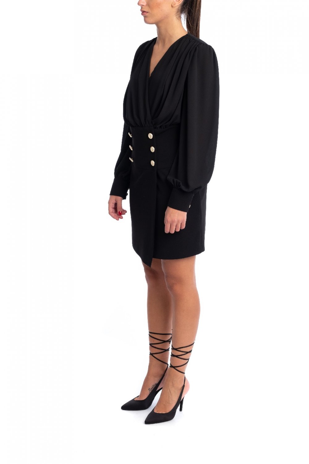 ABITO NERO DONNA IMPERIAL ABHTAEG - Choose Fashion Store