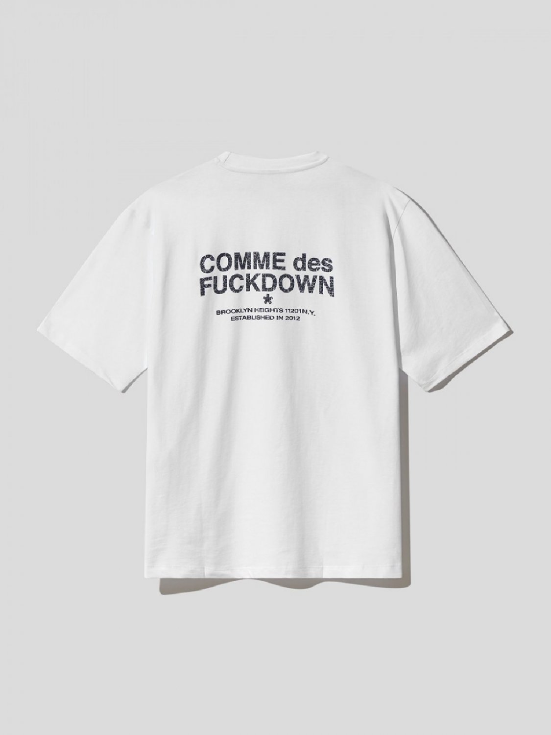 T-SHIRT BIANCO UOMO COMME DES FUCKDOWN CFABM00005 - Choose Fashion