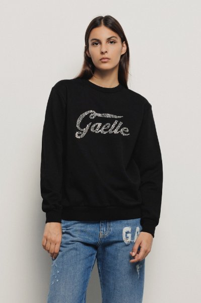FELPA CAPPUCCIO OFF WHITE DONNA DISCLAIMER 23IDS54110