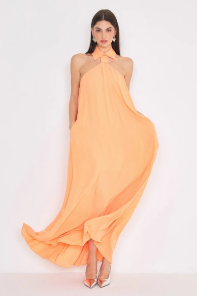 ABITO TULLE LIME DONNA KONTATTO B4516