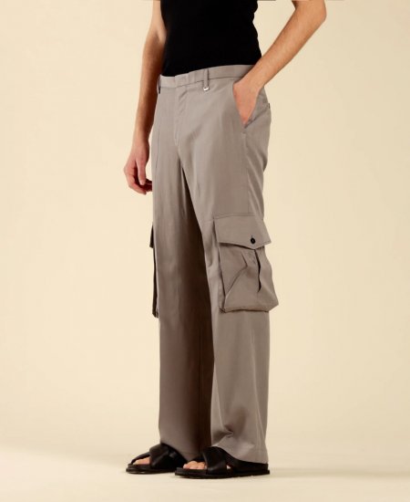 PANTALONE TASCA AMERICA FONDO AMPIO IN POLIVISCOSA UOMO I'M BRIAN PA3264