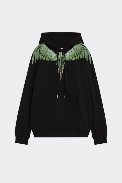 FELPA CAPPUCCIO CON STAMPA FLOCK SUL DAVANTI E RETRO UOMO COMME DES FUCKDOWN CFABM01737