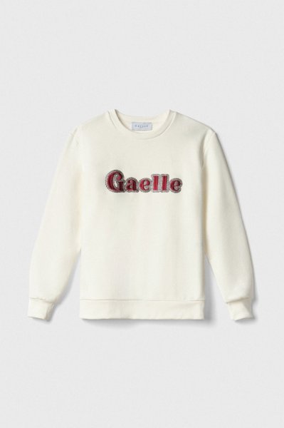 FELPA CAPPUCCIO OVER MANICA LUNGA CON LOGO RICAMO DONNA GAELLE PARIS GAABW07515