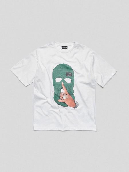 T-SHIRT CON RICAMO BEIGE UOMO I'M BRIAN TS2491