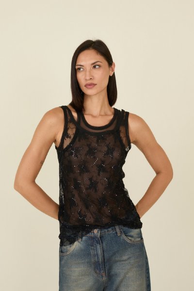 ECOLEATHER TOP DONNA SILENCE LIMITED BOU850
