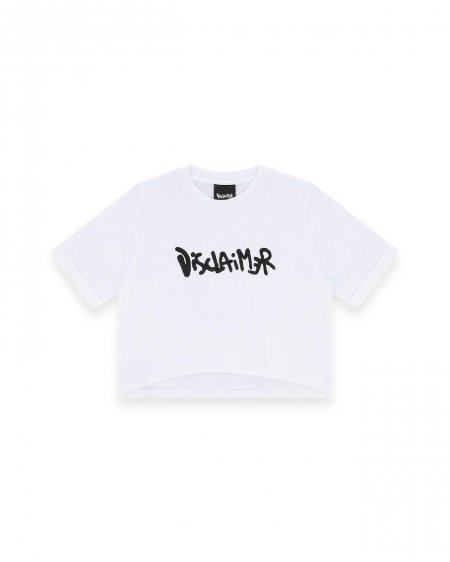 T-SHIRT IN JERSEY DONNA DISCLAIMER 26EDS55664