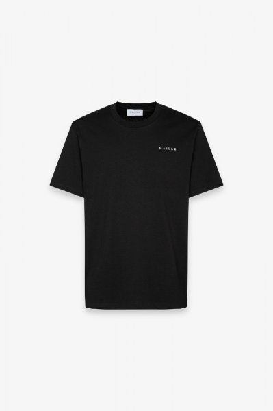 BLACK T-SHIRT WITH "COBRA MOUTH" PRINT UOMO VISION OF SUPER VS01120