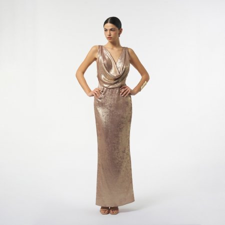 ABITO LINGERIE CON SCOLLATURA SUL RETRO IN RASO STAMPATO DONNA GAELLE PARIS GAABW09926