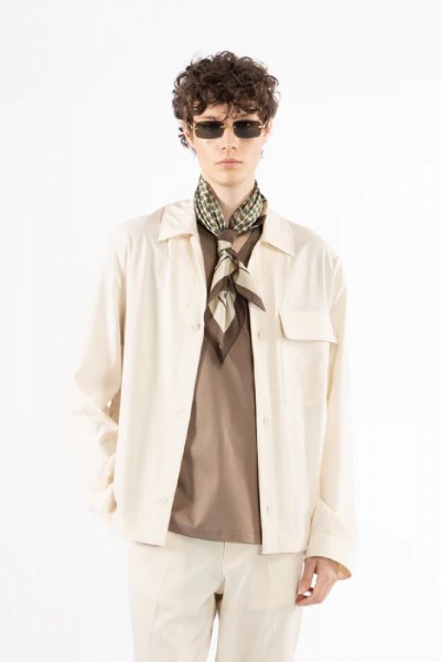 CAMICIA MANICA LUNGA CON TASCHE UOMO I'M BRIAN CA3625