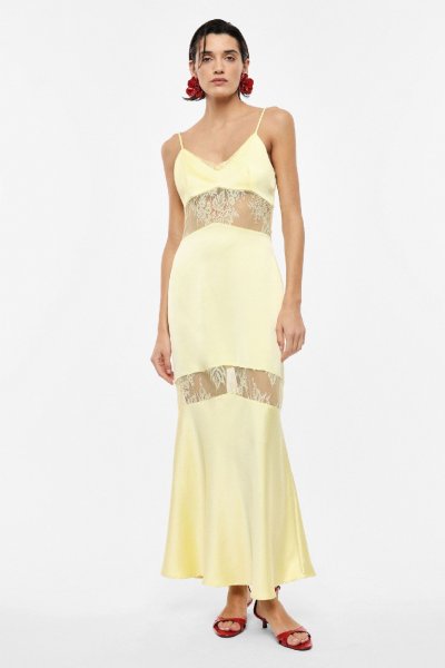 ABITO CORTO IN BASTONETTO DI COTONE CON SPALLINE DONNA GAELLE PARIS GAABW09846