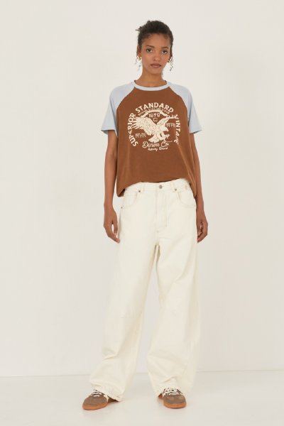 PANTALONE BALLOON IN DENIM DONNA GAELLE PARIS GAABW09516