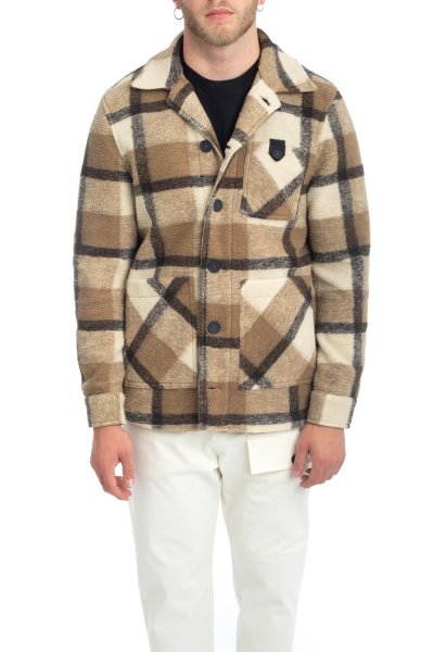 BIKER IN VERA PELLE TABACCO UOMO MARKUP MK494025