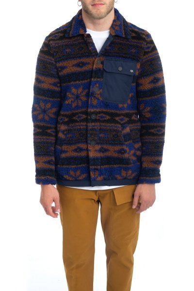 BOMBER NYLON CON RICAMO E STAMPA NERO UOMO COMME DES FUCKDOWN CDFU2080