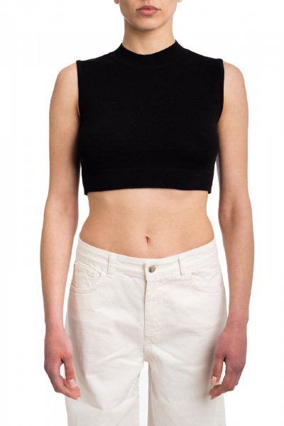 BLUSA MANICHE AMPIE NERA DONNA AKEP CMKD01131