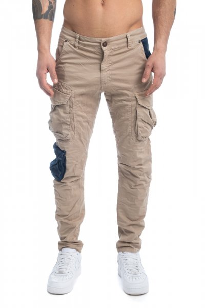 PANTALONE TASCONATO BIANCO UOMO WHY NOT BRAND WHTAS5