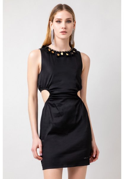 ABITO IN TULLE NERO DONNA KONTATTO BO100