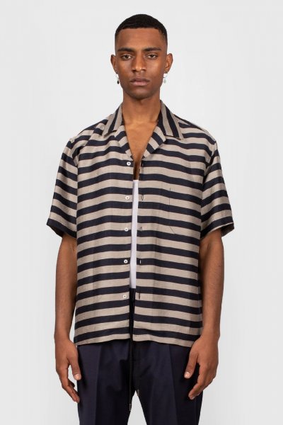 CAMICIA COTONE NERO UOMO COMME DES FUCKDOWN CDFU2346