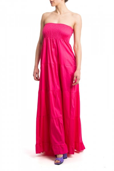 ABITO TULLE FUCSIA DONNA KONTATTO B4516