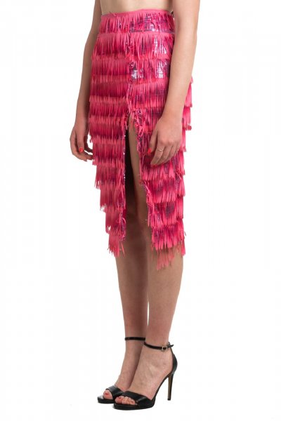 GONNA ZIP VERDE MILITARE DONNA KONTATTO 3M1133