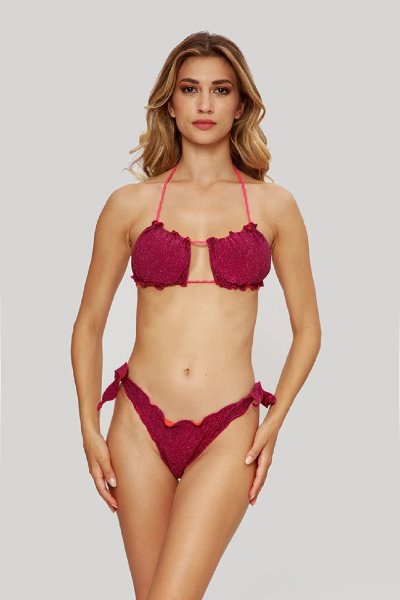 BIKINI TRIANGOLO E SLIP GOTHIC QUEEN DONNA 4 GIVENESS FGBW3785