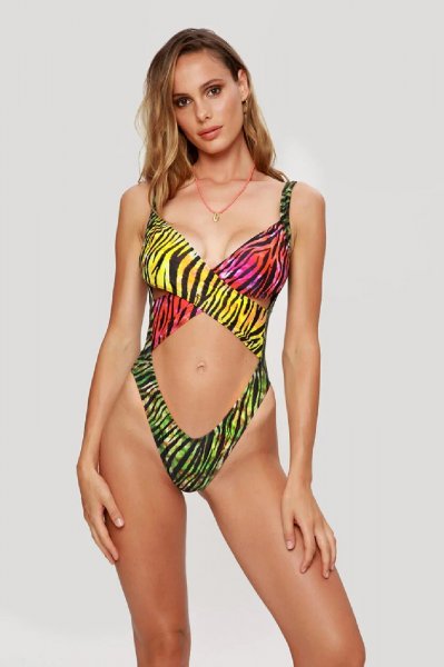 MONOKINI INTERO EMERALD PYTHON DONNA 4 GIVENESS FGBW1381