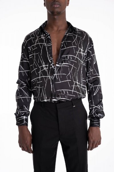 CAMICIA PANNA/ROSSO UOMO BERNA BER220326