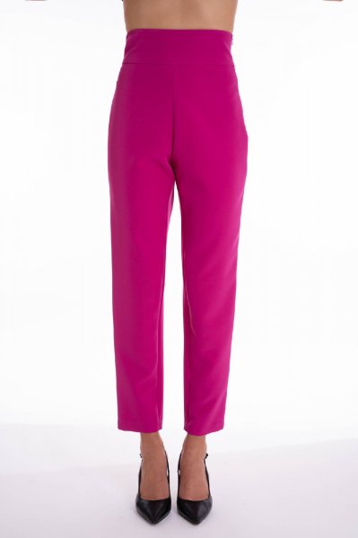 PANTALONE IN MAGLIA DI LINO GIALLO DONNA AKEP PTKD05074