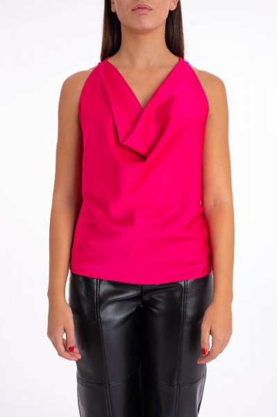 TOP IN MAGLIA ROSA DONNA DISCLAIMER 23EDS53528