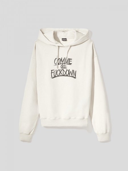 FELPA CAPPUCCIO CON ETICHETTA UOMO COMME DES FUCKDOWN CDFU1791