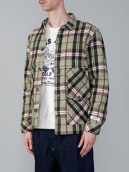 CAMICIA COLLO FRANCESE VERDE MILITARE UOMO MARKUP MK13003