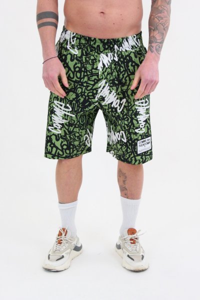 SHORT FELPA VERDE ACQUA UOMO COMME DES FUCKDOWN CDFU2314