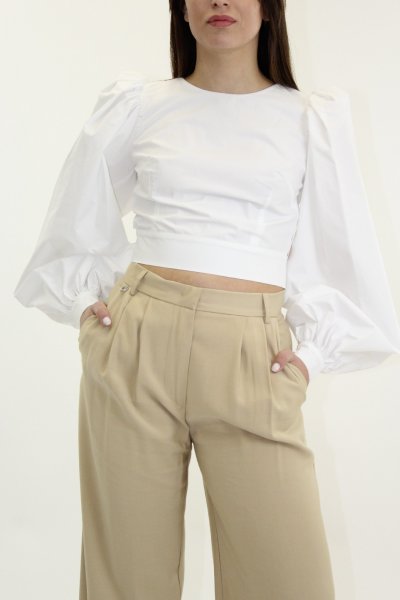 CAMICIA CORTA ZEBRATO DONNA THE LULU TLL5566