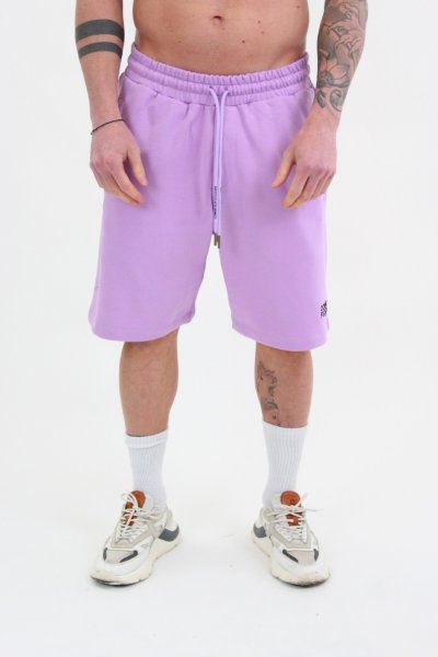 BERMUDA IN FELPA NERO UOMO DISCLAIMER 23EDS53405