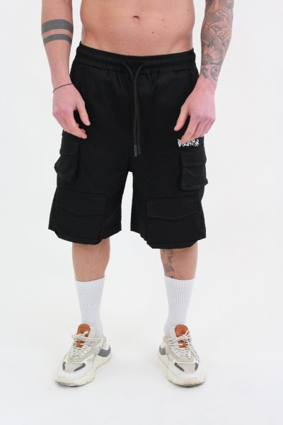 BERMUDA UOMO NYLON NERO UOMO DISCLAIMER 23EDS53461