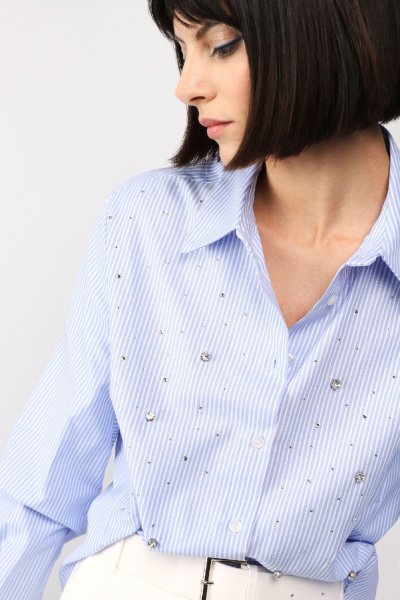 CAMICIA NERA DONNA SILENCE LIMITED NP1049A22