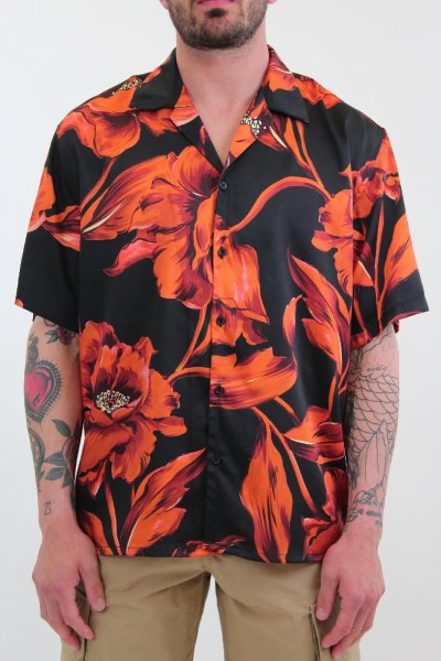 CAMICIA COREANA NERO UOMO MARKUP MK13002