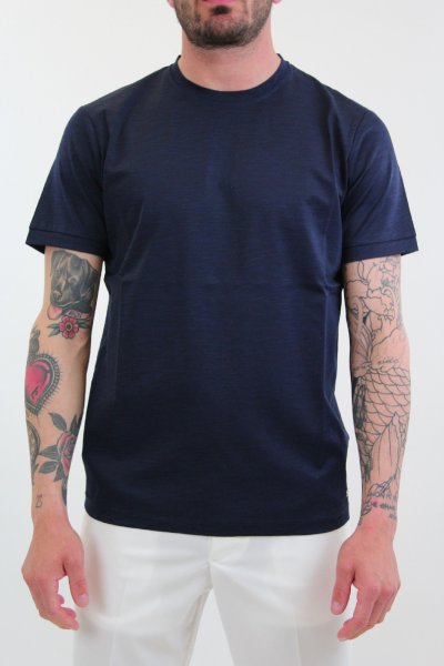 T-SHIRT IN JERSEY NERA UOMO DISCLAIMER 23IDS53793