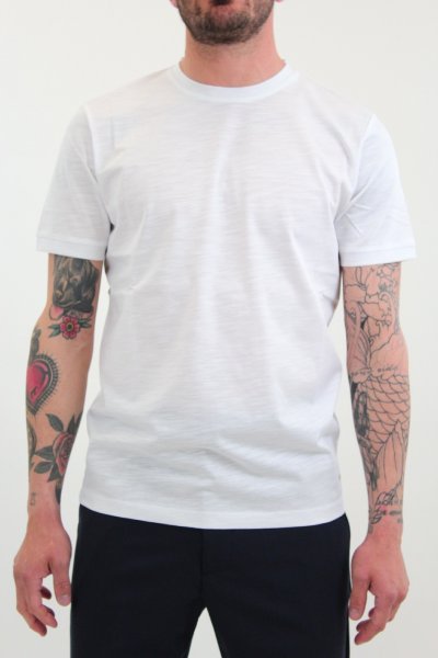 WHITE T-SHIRT WITH "PUFFY LOVE" PRINT UOMO VISION OF SUPER VS01112