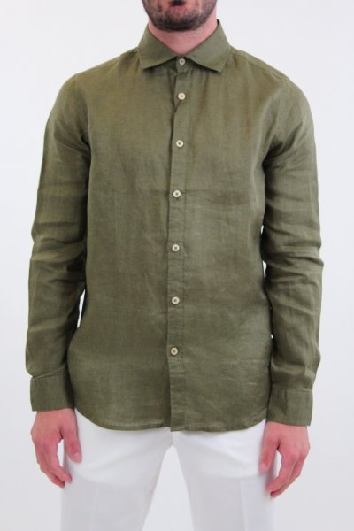 CAMICIA VERDE MILITARE UOMO I'M BRIAN CA2883