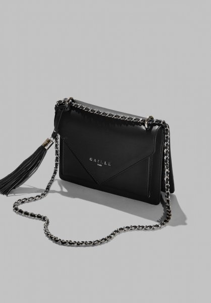 BORSA ECOPELLE LOGO NERO DONNA GAELLE PARIS GBADP3621