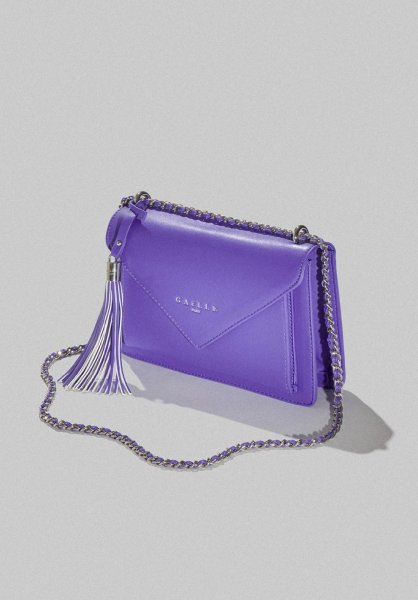 BORSA ECOPELLE NAPPINA VIOLA DONNA GAELLE PARIS GBADP4063