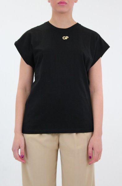 CANOTTA NERA DONNA DISCLAIMER 22EDS51717