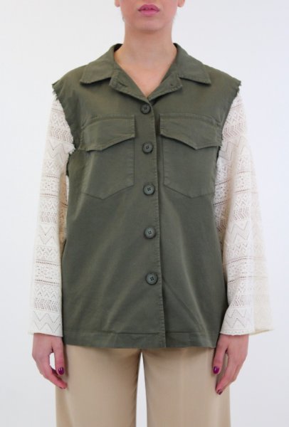 BOMBER IN MAGLIA JACQUARD PATTERN SOLE MULTICOLOR DONNA AKEP GBKD01047