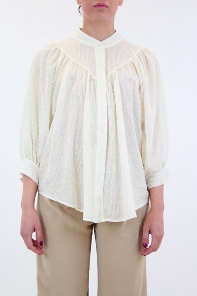 CAMICIA FANTASIA BEIGE DONNA GLAMOROUS CK6948