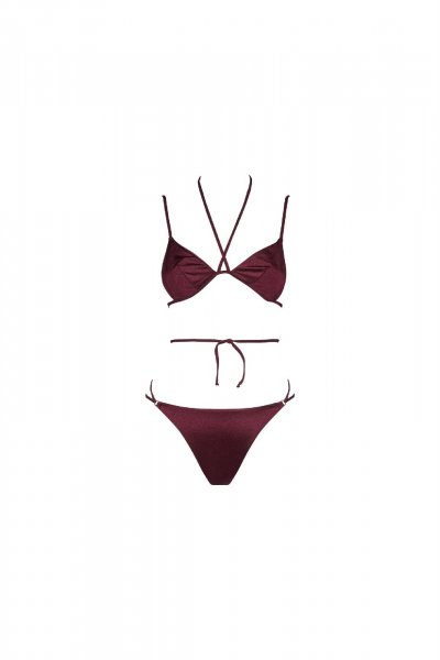 BIKINI TRIANGOLO E SLIP LACCETTI ICE KARMA DONNA 4 GIVENESS FGBW1298