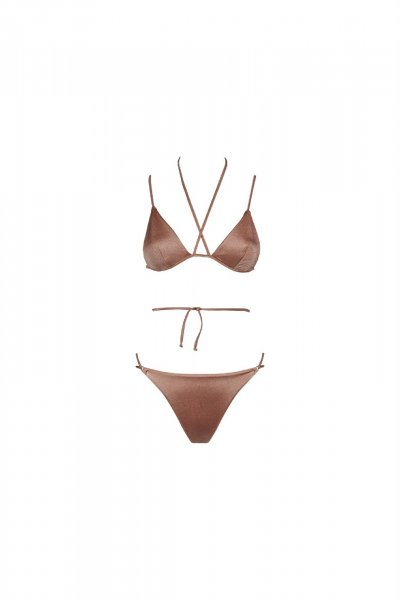 BIKINI TRIANGOLO E SLIP LACCETTI TROPICALISMO DONNA 4 GIVENESS FGBW1260