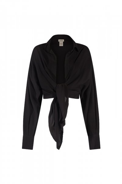 BLUSA SMANICATA CHIFFON BIANCO DONNA GAELLE PARIS GBDM17501