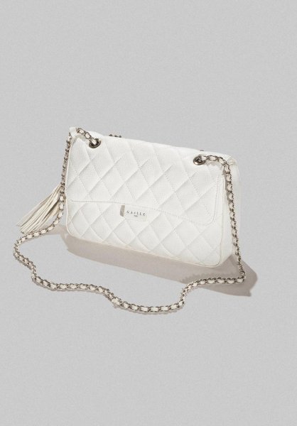 BORSA ECOPELLE MATELASSE BIANCO DONNA GAELLE PARIS GBADP4140